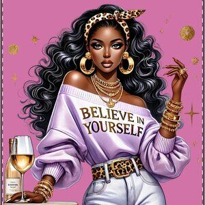 Stylish Satin Poster, Inspirational Wall Art, Home Decor, Gift for Friends